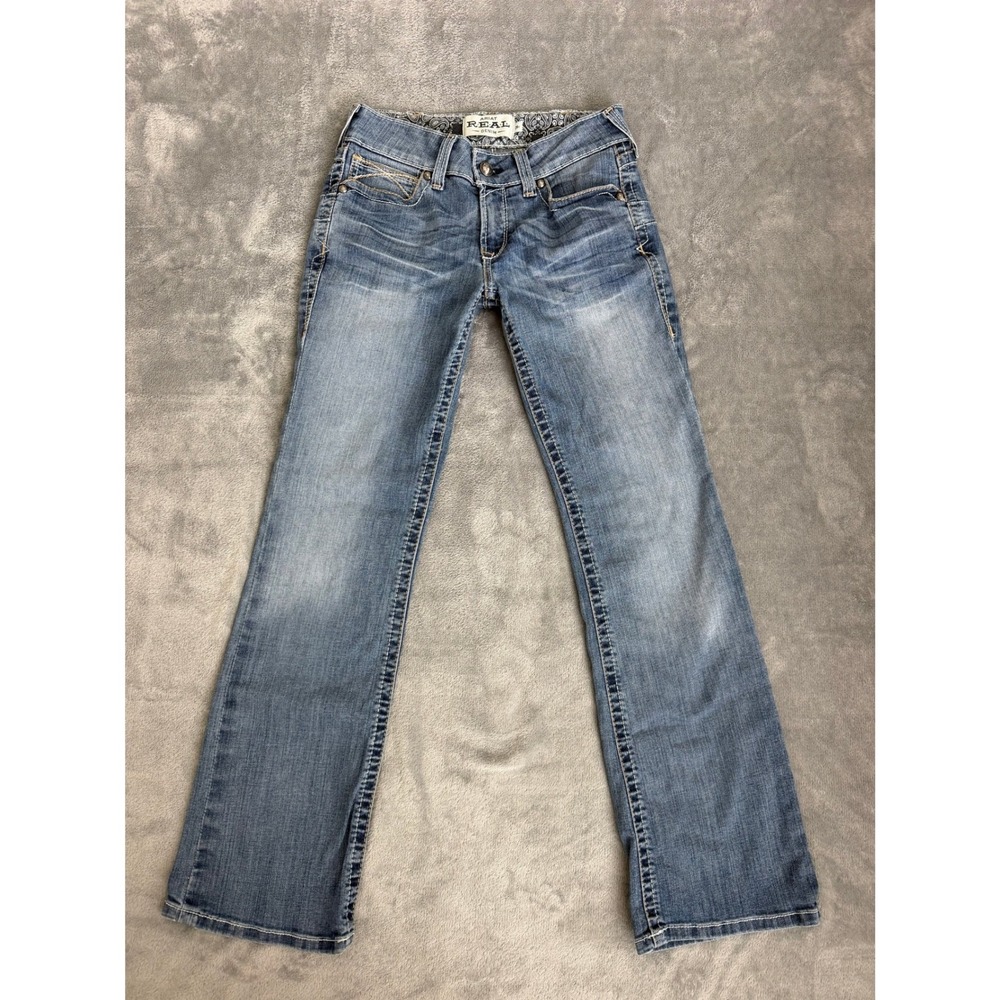 Ariat REAL Denim Bootcut Flare Jeans Western Cowgirl Rodeo Yellowstone Country